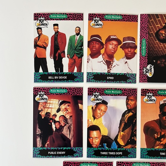11 CARD LOT 1991 YO! MTV Raps Music Trading Cards Young MC Vanilla Ice Tone Loc - Picture 2 of 5